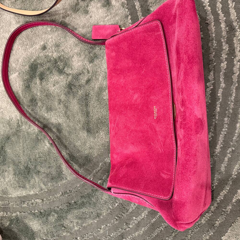 Coach Suede Chelsea 30 in Magenta